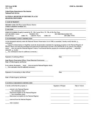 National Register of Historic Places Registration Form