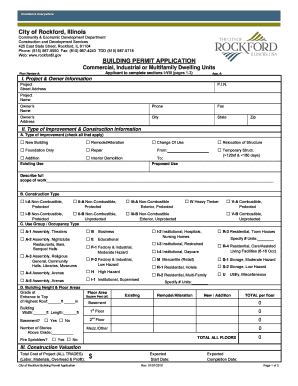 Building Permit Application