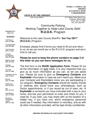 Lake County R.U.O.K. Program Application