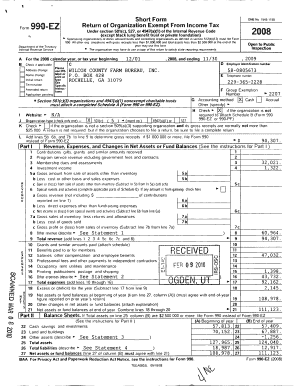 IRS Form 990-EZ