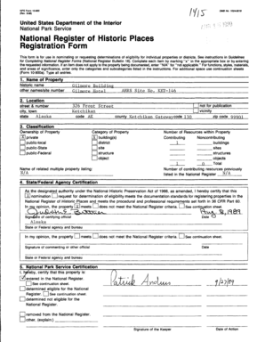National Register of Historic Places Registration Form