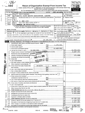 Form 990 Return of Organization Exempt From Income Tax