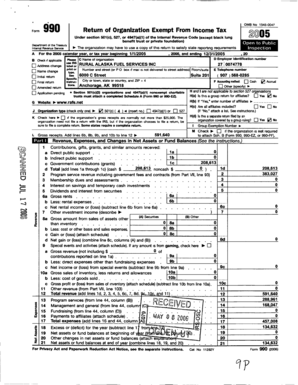 IRS Form 990 Return of Organization Exempt From Income Tax