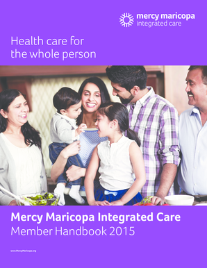 Mercy Maricopa Member Handbook 2015