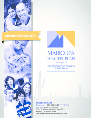 Member Handbook for Maricopa Health Plan