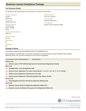 Alcohol Beverage Registration Form