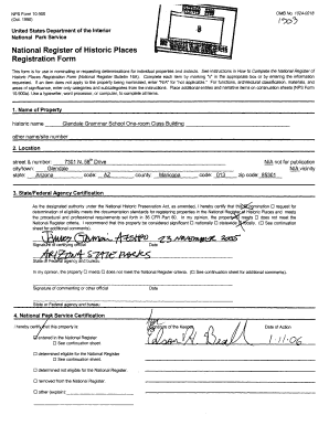 National Register of Historic Places Registration Form