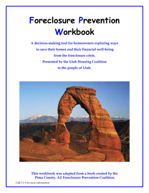 Utah Foreclosure Prevention Workbook