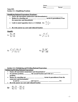 Math Worksheet Simplifying Fractions