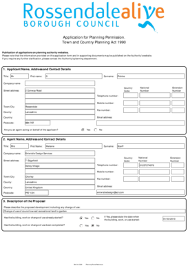 UK Planning Permission Application