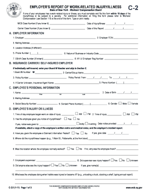 Employer's Report of Work-Related Injury/Illness