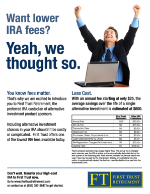 IRA Application Form