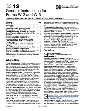 General Instructions for Forms W-2 and W-3