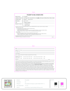 Pflueger $15 Mail-In Rebate Form