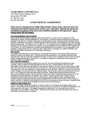 Guest Rental Agreement