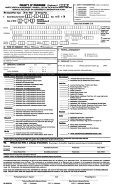 Riverside County Deferred Compensation Plan Enrollment Form