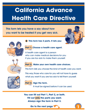 California Advance Health Care Directive