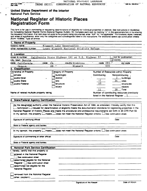 National Register of Historic Places Registration Form