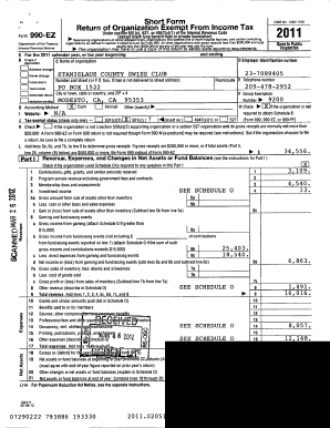 Form 990-EZ 2011