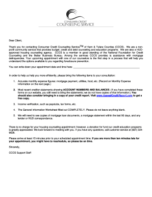 General Information Worksheet