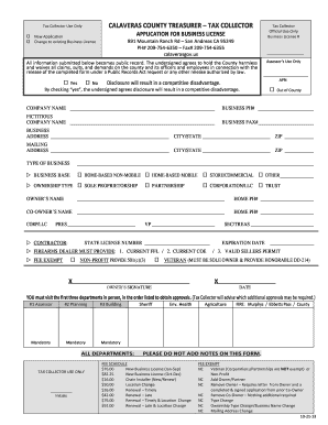 California Business License Application