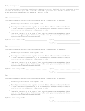 City of Henderson Business Registration Form