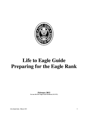 Fillable Online Preparing for the Eagle Rank Fax Email Print - pdfFiller