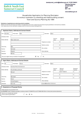 Householder Application for Planning Permission