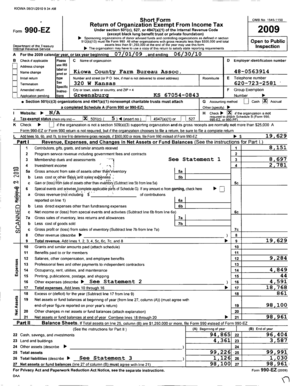 Form 990-EZ Exempt Organization Tax Return