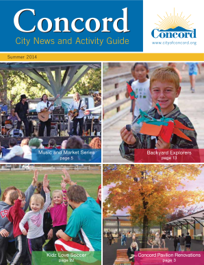 Concord City News and Activity Guide Summer 2014 - City of Concord - cityofconcord