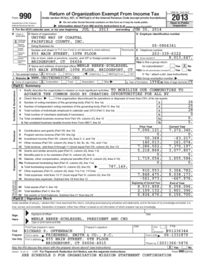 Form 990 Tax Return for Nonprofits