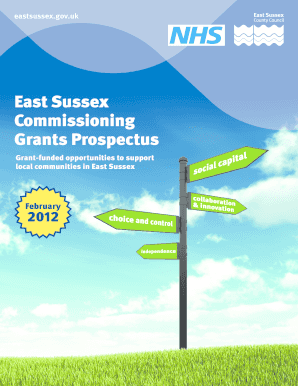 East Sussex Commissioning Grants Prospectus - Wealden Local ... - wealdencommunitystrategy co