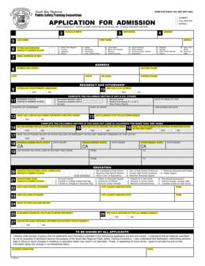 South Bay Regional Public Safety Training Consortium Application