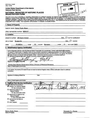 National Register of Historic Places Registration Form