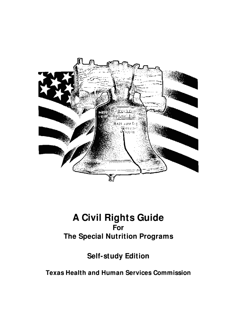 Fillable Online ntfb A Civil Rights Guide North Texas Food Bank