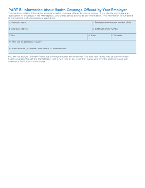 Health Insurance Marketplace Coverage Notice