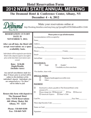 Hotel Reservation Form