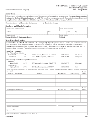 Beneficiary Designation Form
