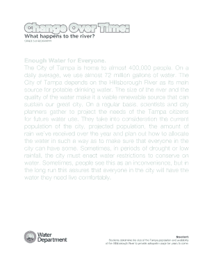 Hillsborough River Geography Study