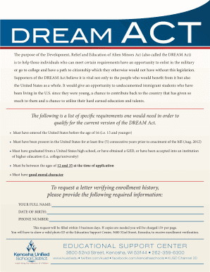 DREAM Act Application Form