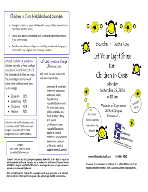 Children in Crisis Donation Form