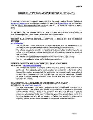 Request for Action - Civil Matter (Pro Se)