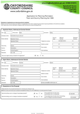 UK Planning Permission Application