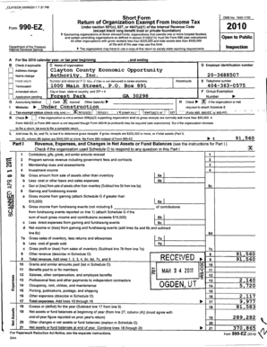 Form 990-EZ 2010