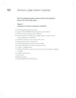 Illinois Voter's Affidavit Form 301