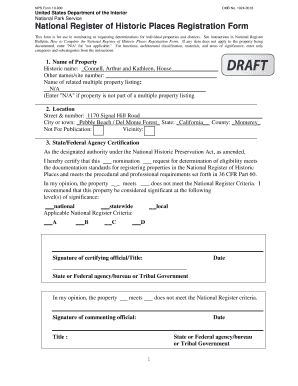 National Register of Historic Places Registration Form