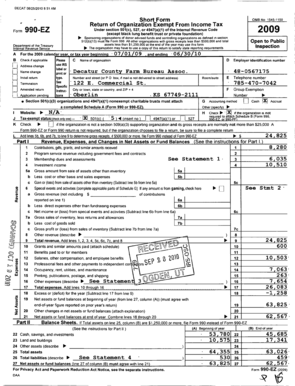 Form 990-EZ 2009