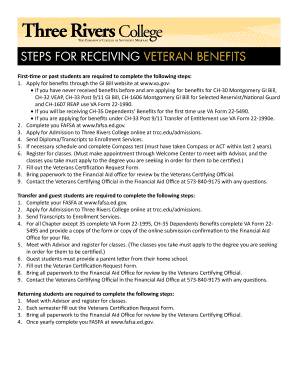 Veterans Certification Request Form