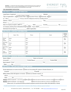 Everest Fuel Management Application
