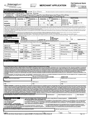 Merchant Application Form